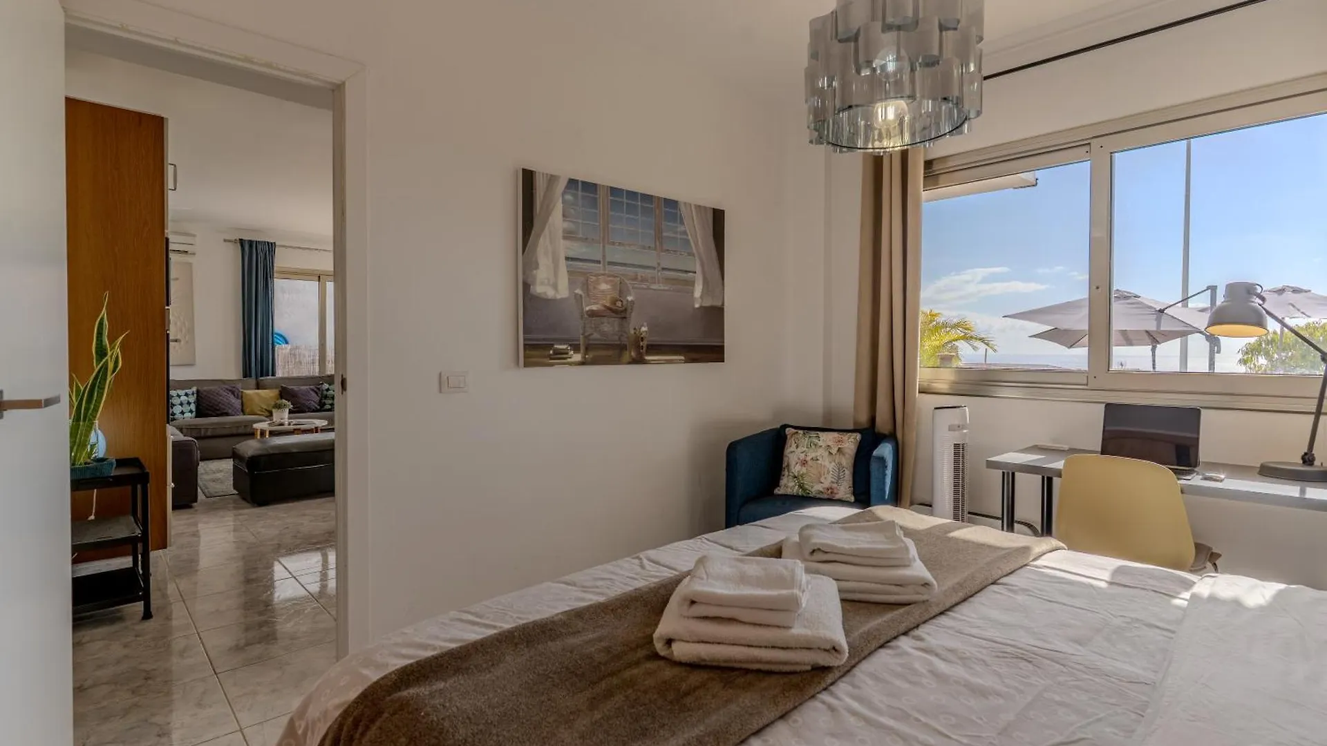 Bungalow Apartment With Private Pool & Ocean Views 阿德耶 西班牙