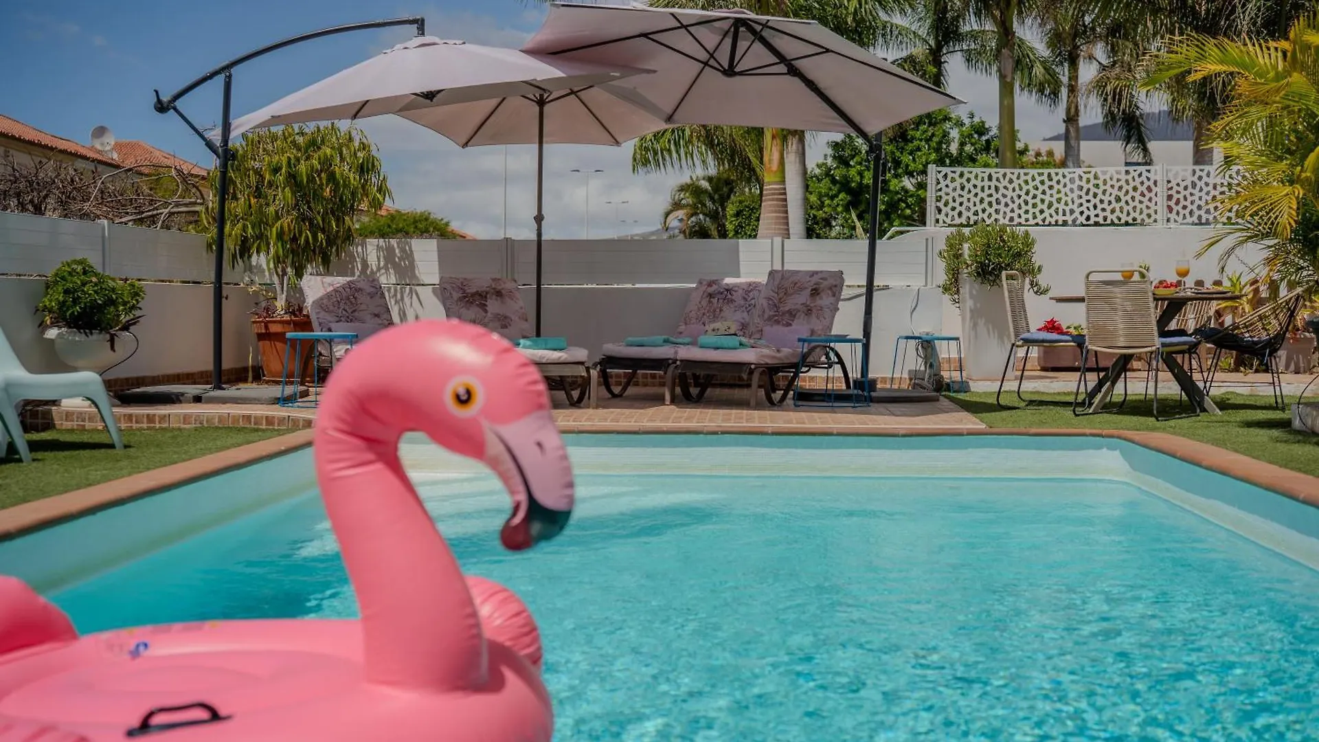 Bungalow Apartment With Private Pool & Ocean Views 阿德耶 西班牙